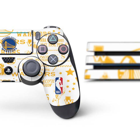 NBA Golden State Warriors Historic Blast PS4 Pro Bundle Skin