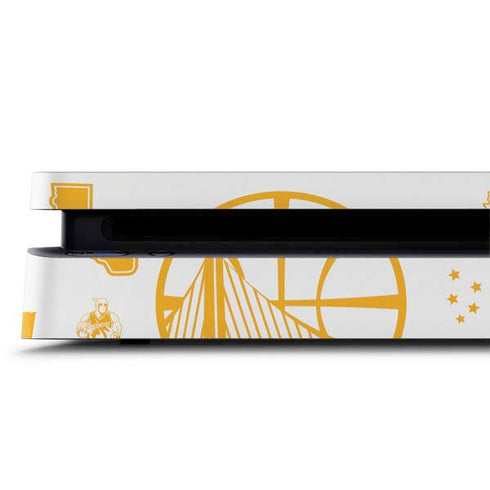 NBA Golden State Warriors Historic Blast PS4 Slim Skin