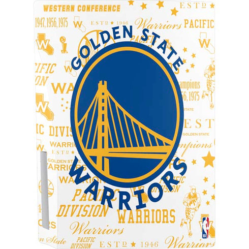 NBA Golden State Warriors Historic Blast PS5 Console Skin