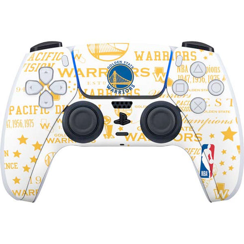NBA Golden State Warriors Historic Blast PS5 Controller Skin