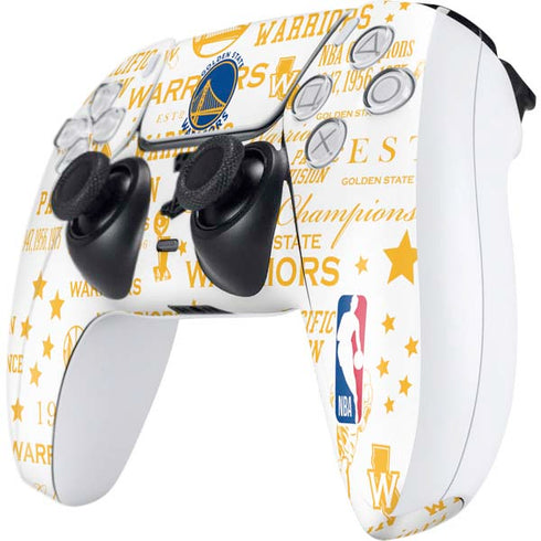 NBA Golden State Warriors Historic Blast PS5 Controller Skin