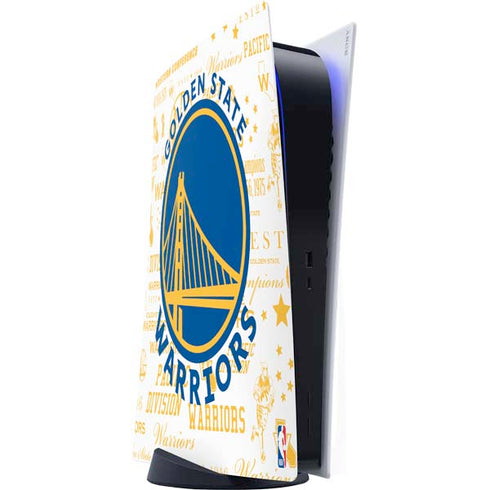 NBA Golden State Warriors Historic Blast PS5 Digital Edition Console Skin