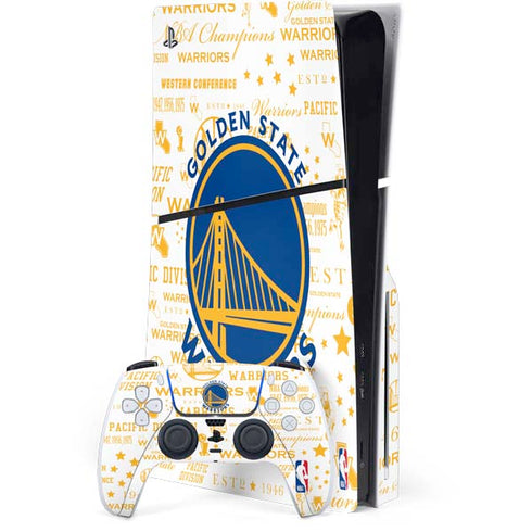 NBA Golden State Warriors Historic Blast PlayStation PS5 Skins