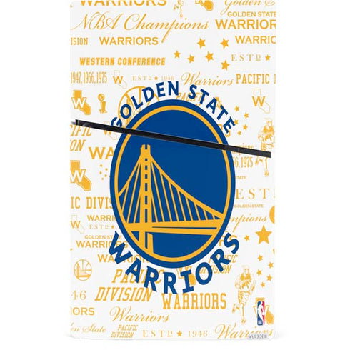 NBA Golden State Warriors Historic Blast PS5 Slim Digital Edition Bundle Skin