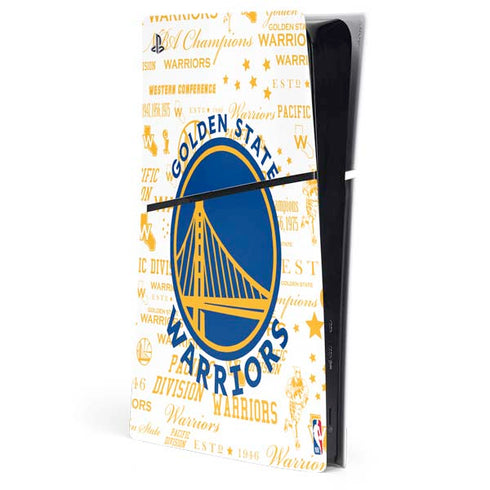 NBA Golden State Warriors Historic Blast PlayStation PS5 Skins