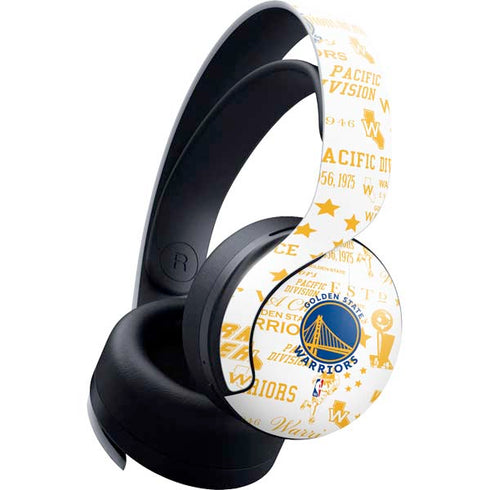 NBA Golden State Warriors Historic Blast PULSE 3D Wireless Headset for PS5 Skin