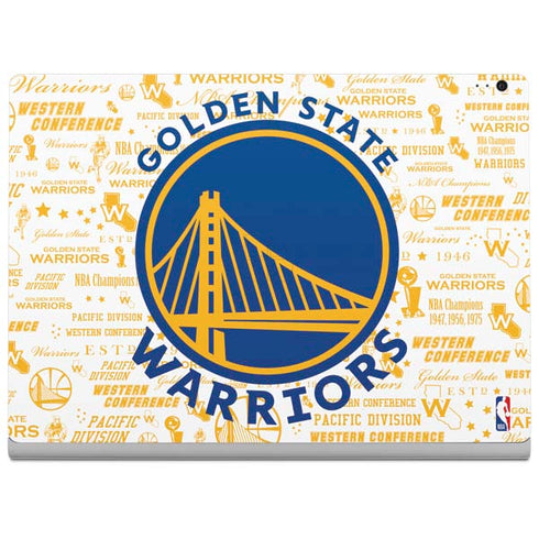 NBA Golden State Warriors Historic Blast Surface Book 2 13.5in Skin
