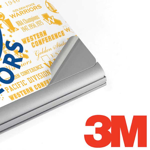 NBA Golden State Warriors Historic Blast Surface Book 2 13.5in Skin
