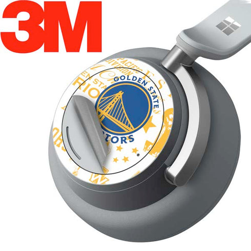 NBA Golden State Warriors Historic Blast Surface Headphones Skin