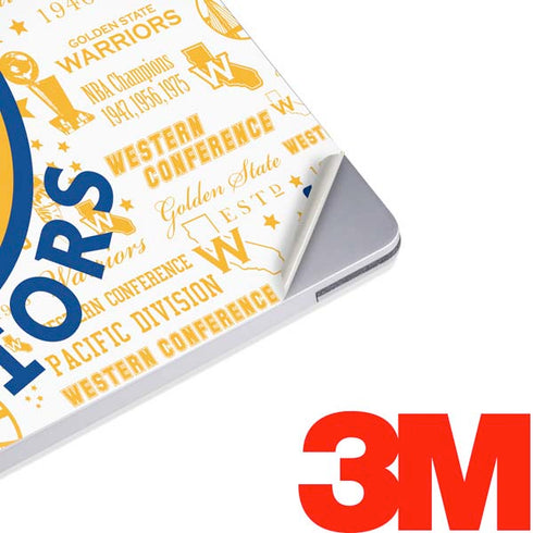 NBA Golden State Warriors Historic Blast Surface Laptop 2 Skin