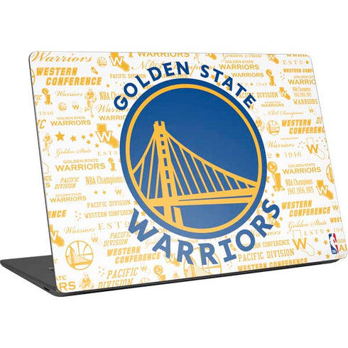 NBA Golden State Warriors Historic Blast Surface Laptop 4 15in Skin
