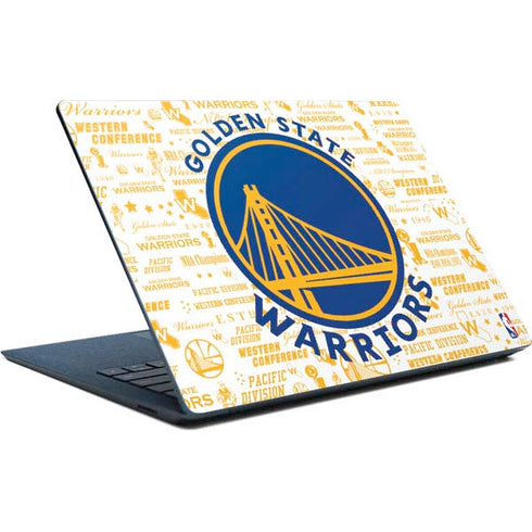 NBA Golden State Warriors Historic Blast Surface Laptop Skin