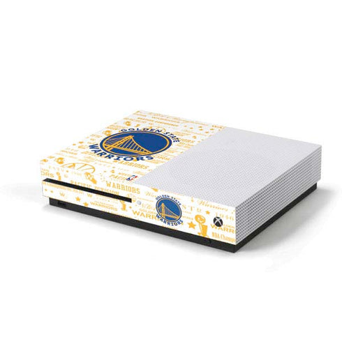 NBA Golden State Warriors Historic Blast Xbox One S Console Skin