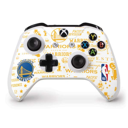 NBA Golden State Warriors Historic Blast Xbox One S Controller Skin