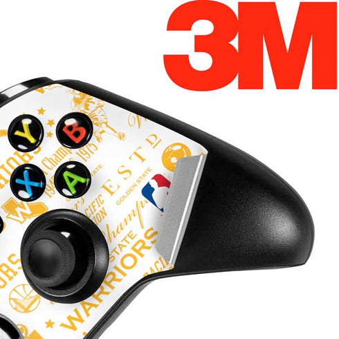 NBA Golden State Warriors Historic Blast Xbox One S Controller Skin