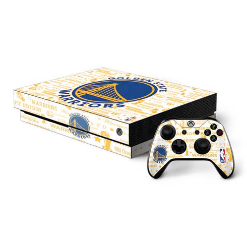 NBA Golden State Warriors Historic Blast Xbox One X Bundle Skin