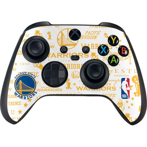 NBA Golden State Warriors Historic Blast Xbox Series X Controller Skin