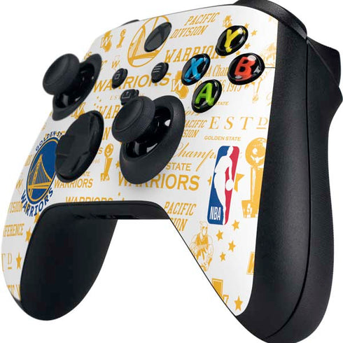 NBA Golden State Warriors Historic Blast Xbox Series X Controller Skin