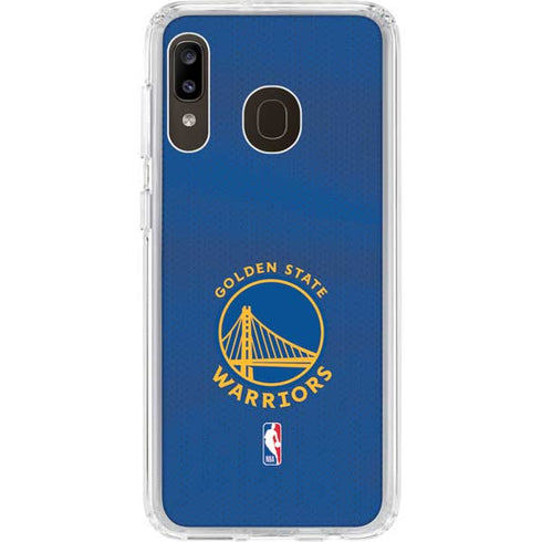 NBA Golden State Warriors Jersey Galaxy A20 Clear Case