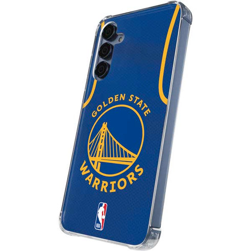 NBA Golden State Warriors Jersey Galaxy A35 5G Clear Case