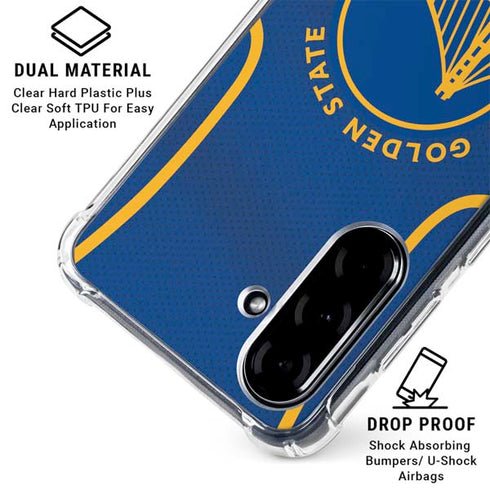 NBA Golden State Warriors Jersey Galaxy A36 5G Clear Case