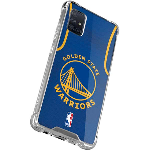 NBA Golden State Warriors Jersey Galaxy A51 5G Clear Case