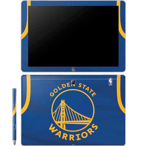 NBA Golden State Warriors Jersey Galaxy Book 12in Skin