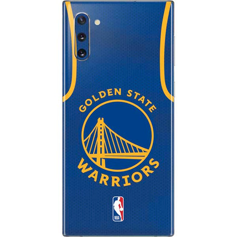 NBA Golden State Warriors Jersey Galaxy Note 10 Skin