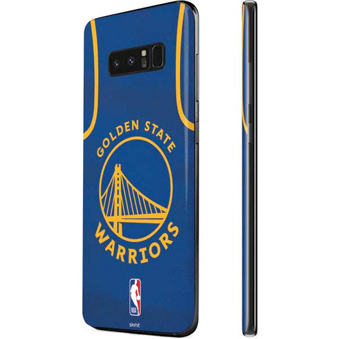 NBA Golden State Warriors Jersey Galaxy Note 8 Skin