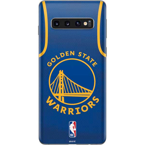 NBA Golden State Warriors Jersey Galaxy S10 Skin