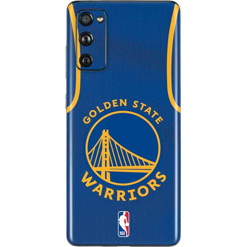 NBA Golden State Warriors Jersey Galaxy S20 Fan Edition Skin