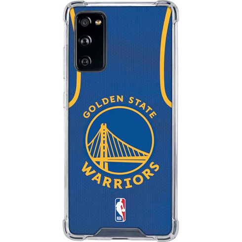 NBA Golden State Warriors Jersey Galaxy S20 FE Clear Case