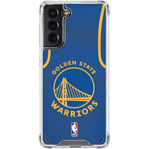 NBA Golden State Warriors Jersey Galaxy S21 5G Clear Case