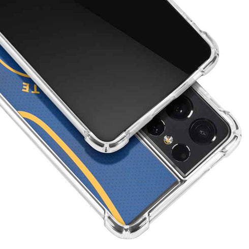 NBA Golden State Warriors Jersey Galaxy S21 Ultra 5G Clear Case