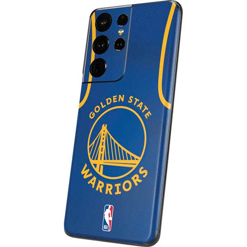 NBA Golden State Warriors Jersey Galaxy S21 Ultra 5G Skin