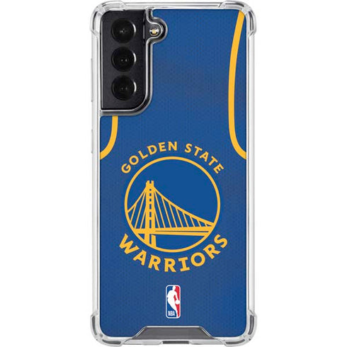 NBA Golden State Warriors Jersey Galaxy S22 Clear Case