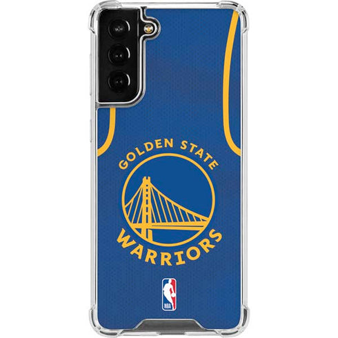NBA Golden State Warriors Jersey Galaxy S22 Plus Clear Case