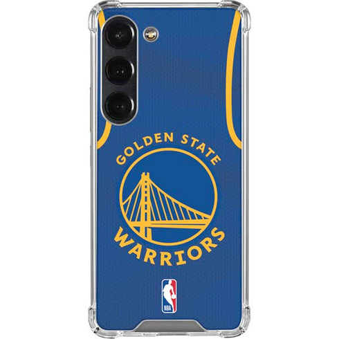 NBA Golden State Warriors Jersey Galaxy S23 Clear Case