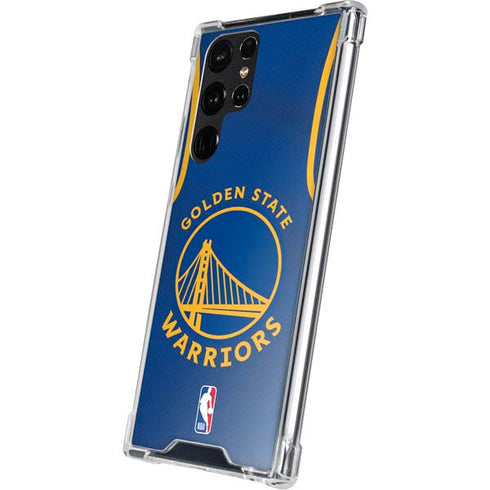NBA Golden State Warriors Jersey Galaxy S23 Ultra Clear Case