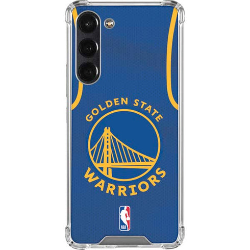 NBA Golden State Warriors Jersey Galaxy S24 FE Clear Case