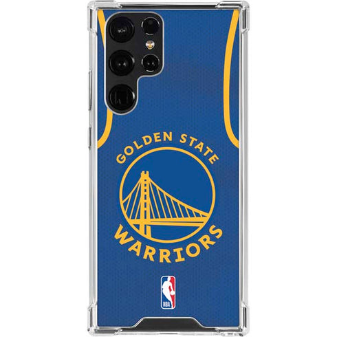 NBA Golden State Warriors Jersey Galaxy S24 Ultra Clear Case