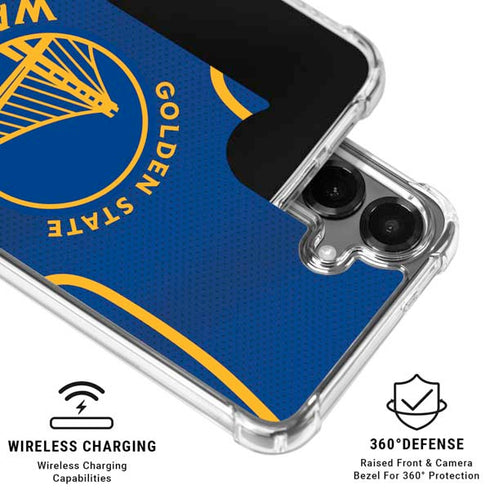 NBA Golden State Warriors Jersey Galaxy S26 Plus Clear Case