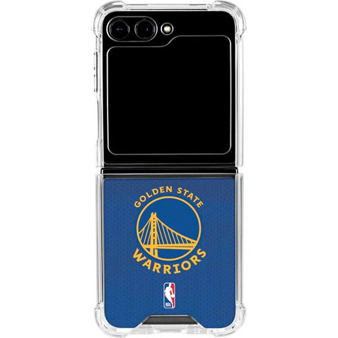 NBA Golden State Warriors Jersey Galaxy Z Flip6 Clear Case