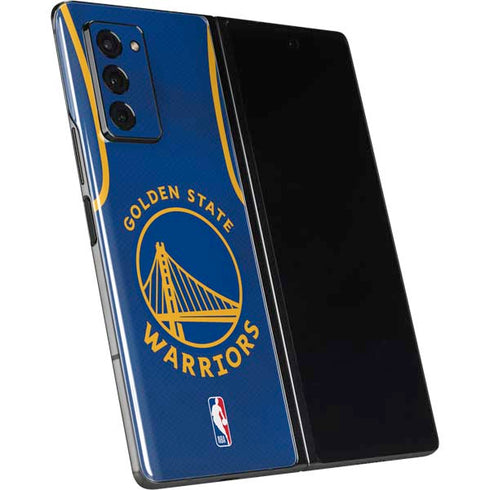 NBA Golden State Warriors Jersey Galaxy Z Fold2 5G Skin