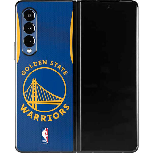 NBA Golden State Warriors Jersey Galaxy Z Fold3 5G Skin
