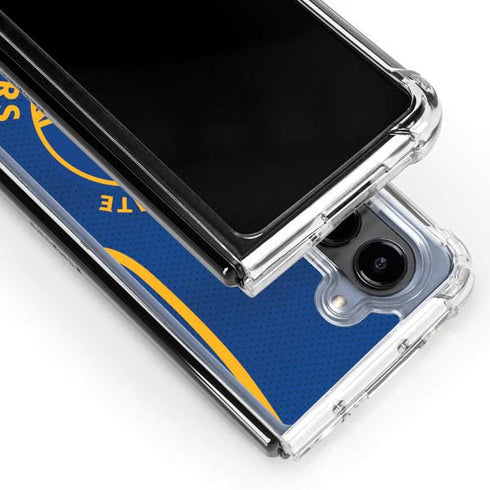 NBA Golden State Warriors Jersey Galaxy Z Fold5 5G Clear Case