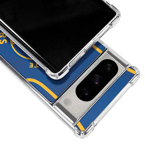 NBA Golden State Warriors Jersey Google Pixel 8 Pro Clear Case