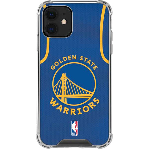 NBA Golden State Warriors Jersey iPhone 12 Clear Case