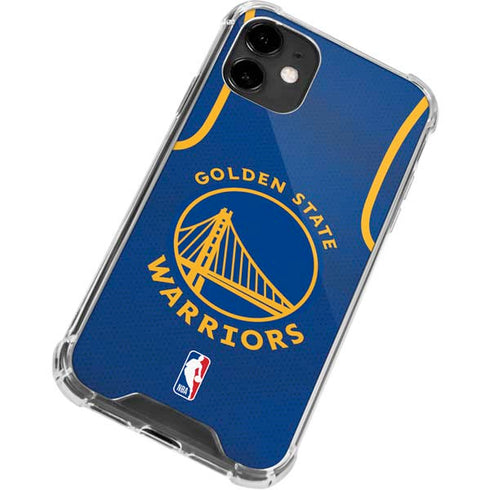 NBA Golden State Warriors Jersey iPhone 12 Clear Case