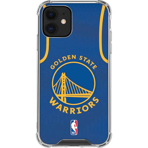 NBA Golden State Warriors Jersey iPhone 12 Mini Clear Case